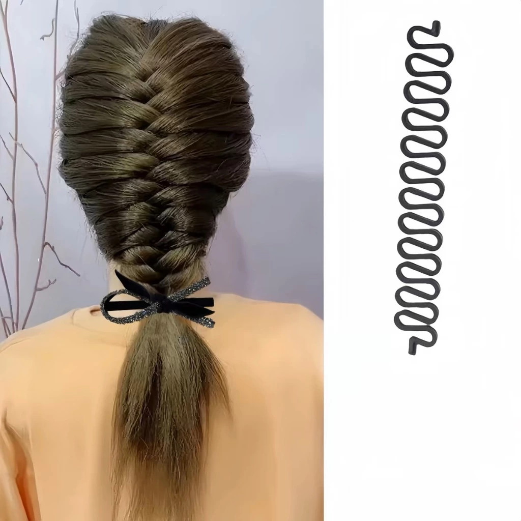 Alat Kepang Rambut Kepang Tulang Ikan Alat Penata Rambut YB-0869