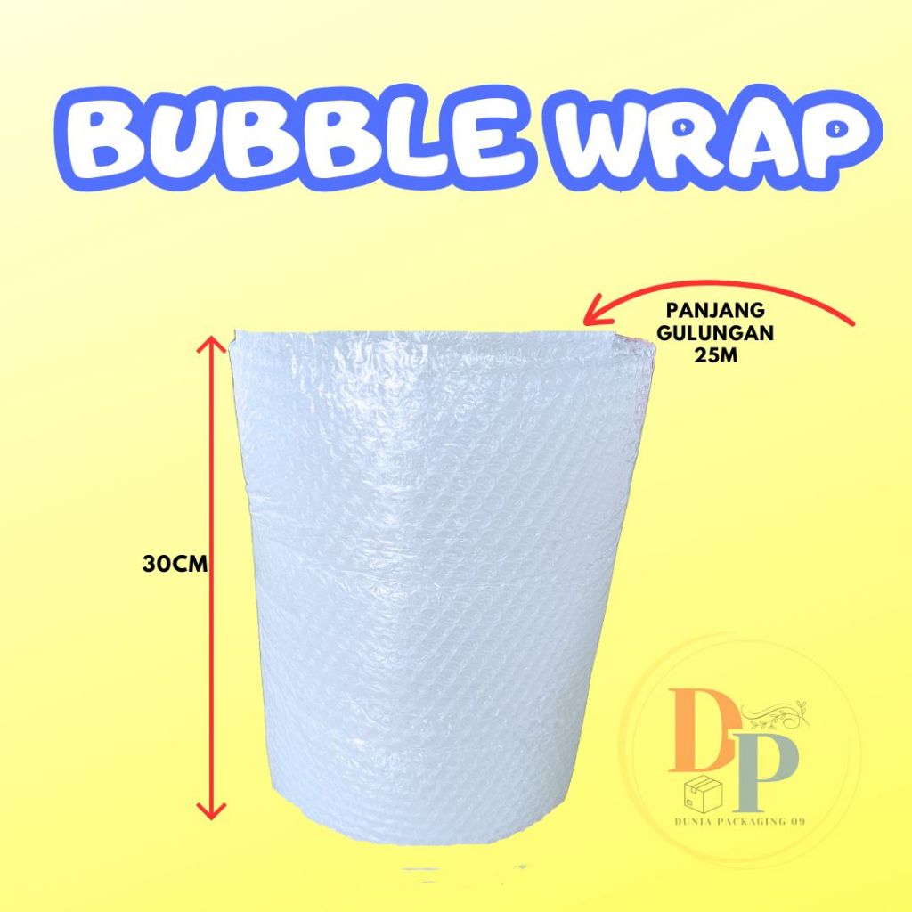 

Bubble Wrap Bening 30cm x 25m / Bubble Packing Premium