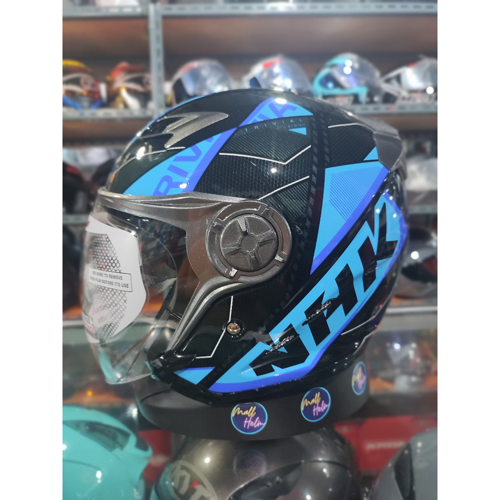 HELM NHK GLADIATOR DOUBLE VISOR MOTIF TRIVIAL