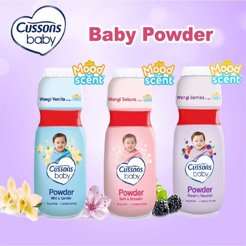 Cusson Baby Powder 200g + 60g / 200g + 100g Bedak Tabur Bayi