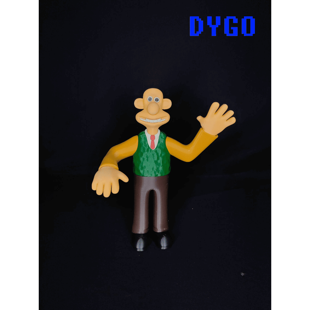 DYGO 3D PRINT / FIGURE / CHARACTER / WALLACE AND GROMIT / WALLACE