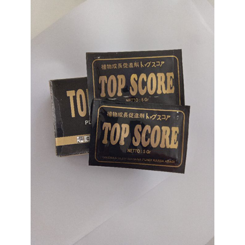 Top Score 5gr Pembesar buah umbi GA3 memperbanyak bunga untuk buah naga cabe merah melon jeruk kenta