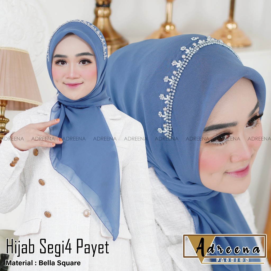 HIJAB SEGI EMPAT PAYET/JILBAB SEGI EMPAT PAYET BANDO