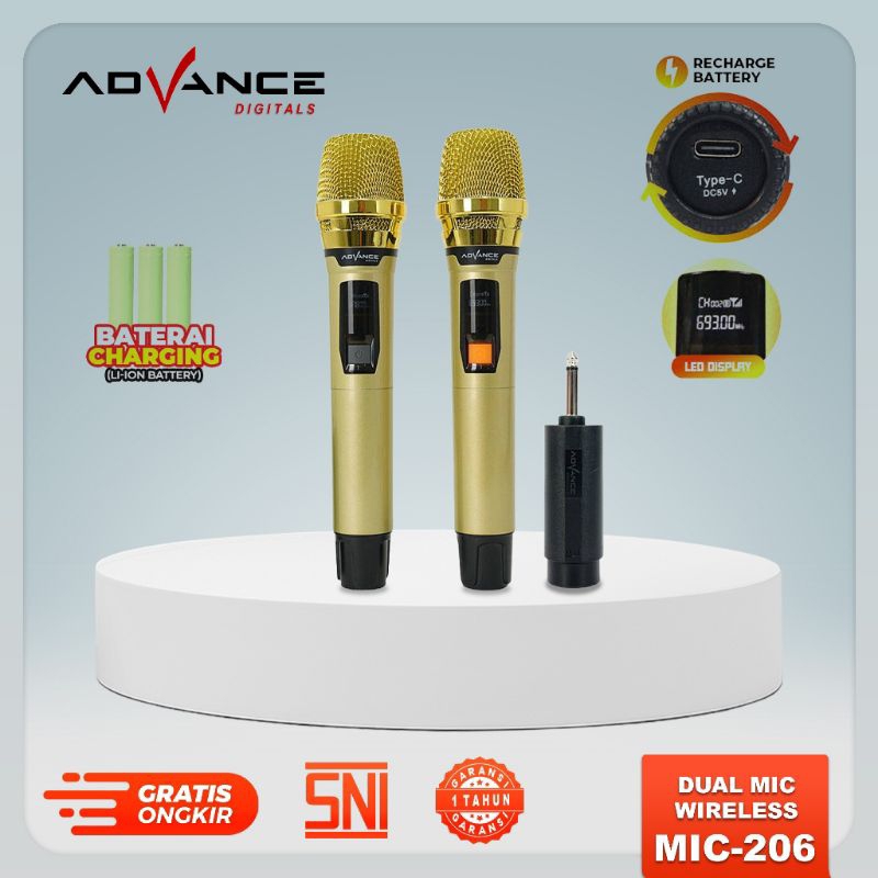Mic Wireles Murah Berkualitas Sound Miniatur Karaoke