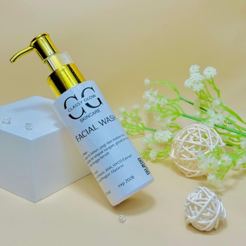 FACIAL WASH CLASSY GLOW || Sabun pencerah wajah