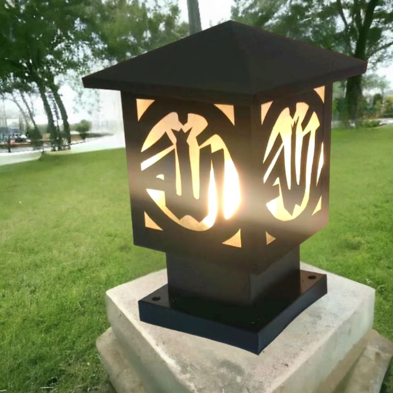KAP LAMPU PAGAR  MODEL  LAFADZ ALLAH LAMPU TAMAN MUHAMMAD LAMPU OUTDOOR