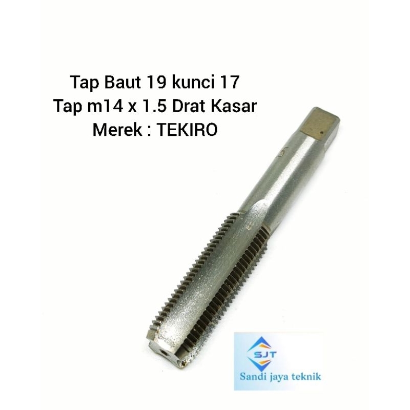 Tap Baut Oli Oversize Motor Set Baut 19 Kunci 17 tap m14x1.5 TEKIRO Bisa Untuk Baut Oli Mobil Avanza