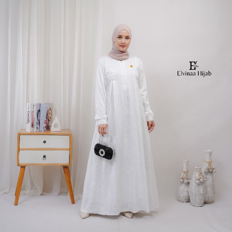 MINA DRESS GAMIS POLO LINEN BORDIL