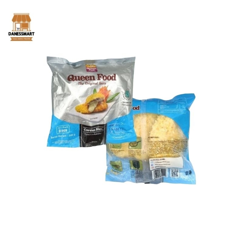 

Queenfood Cordon Blue Cordon Bleu isi 3pcs (340gram)