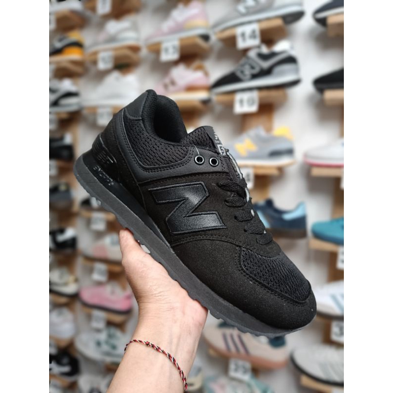 BIG SALE SEPATU NB 574 FULL BLACK