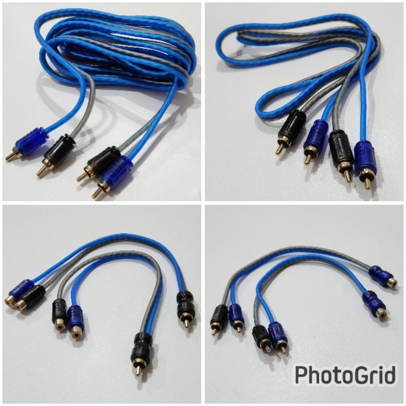 Kabel RCA dan RCA Jack Y Merk Kenzu