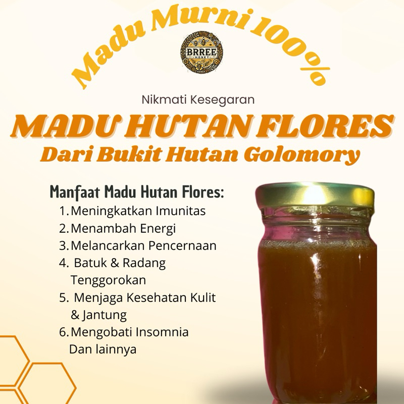 

MADU HUTAN FLORES ASLI 120ml