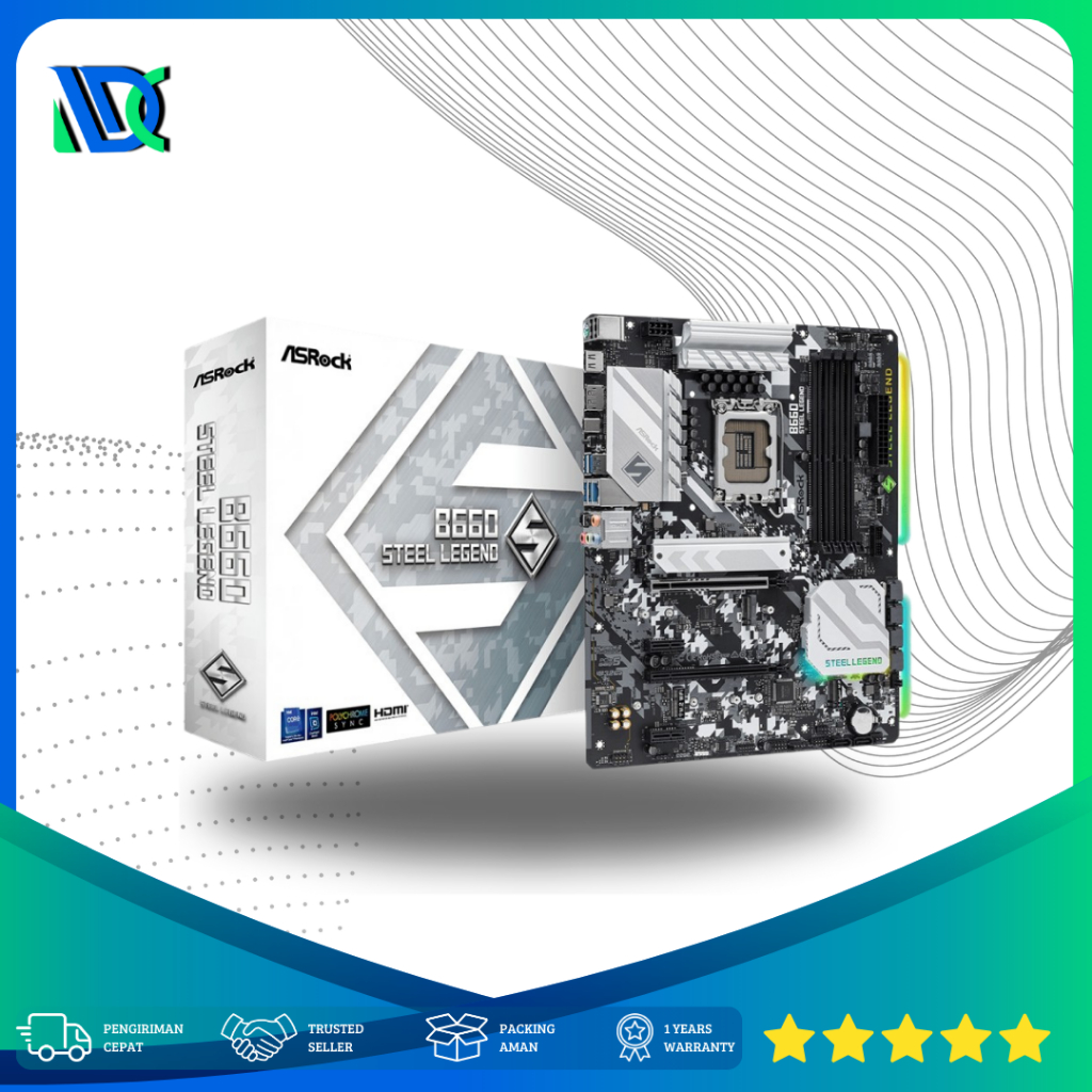 MOTHERBOARD ASROCK B660 Steel Legend NEW