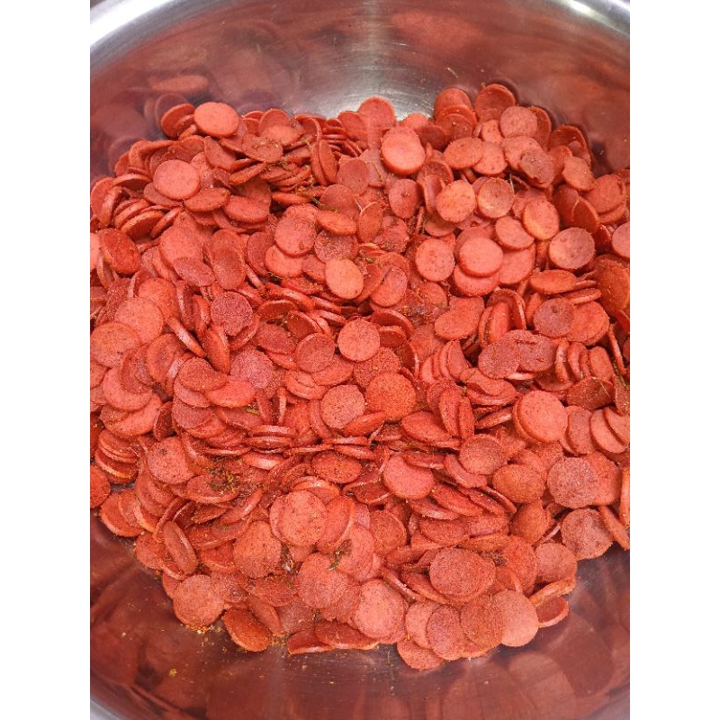 

SOSRENG (SOSIS GORENG) PEDAS ASIN MANIS DAUN JERUK 250GR