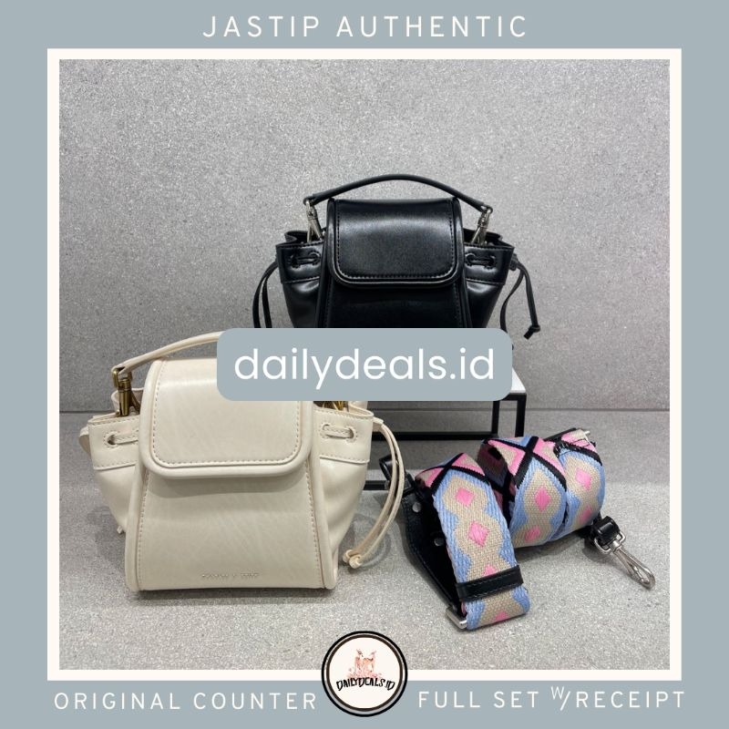 #2-51220024 Mini Ashby - Jast[p] CK ORIGINAL COUNTER TOP HANDLE BAG TAS MOTIF STRAP STORE AUTHENTIC 
