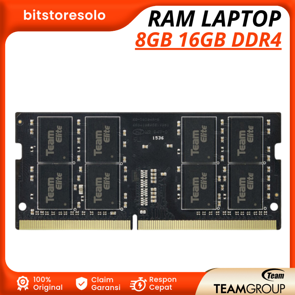 Ram Laptop TeamGroup Elite 8GB 16GB DDR4 3200Mhz RAM SODIMM