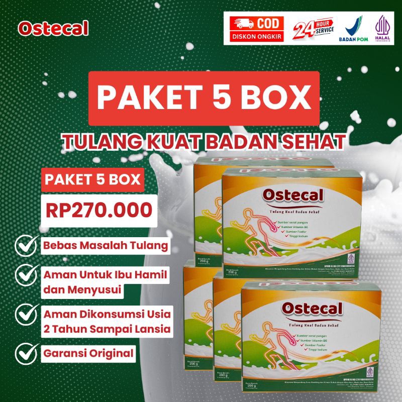 

Susu Kambing Bubuk Tanpa gula Paket 5 Box