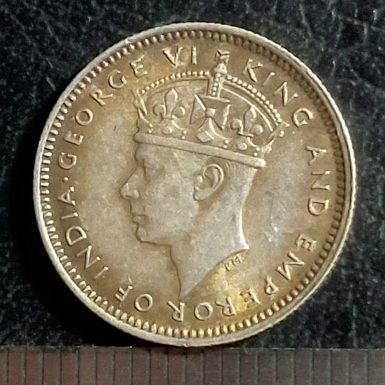 KOIN KUNO || SILVER COIN 10 CENT KGVI MALAYA TAHUN 1941