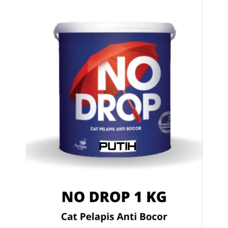 No Drop 1kg warna Putih TingTing cat tembok anti bocor