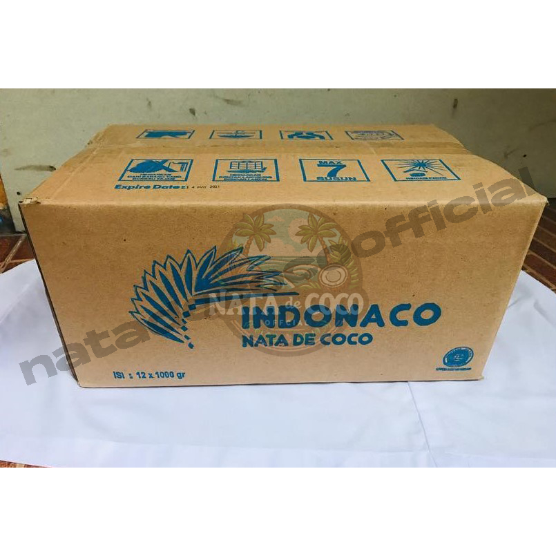 

Nata de Coco Indonaco Degan 1 karton 12Pcs/12Kg