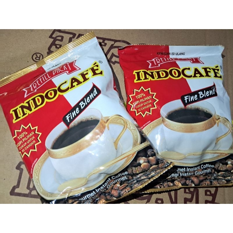 

INDOCAFE FINE BLEND [100%Kopi Hitam tanpa Ampas bubuk lebih halus] bisa untuk 50 cangkir!! SIAP KIRIM