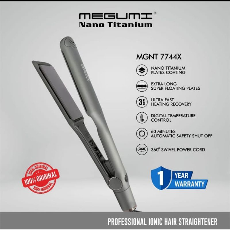 CATOK RAMBUT PROFESIONAL MEGUMI NANO TITANIUM