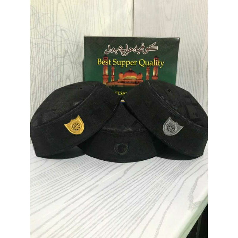 PECI KOPIAH MALAYSIA A5 ABDUL KAREM WARNA HITAM MOTIF KOTAK 100% ORI