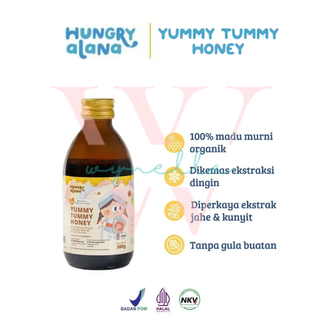 

[Ready Stock] Hungry Alana Yummy Tummy Honey