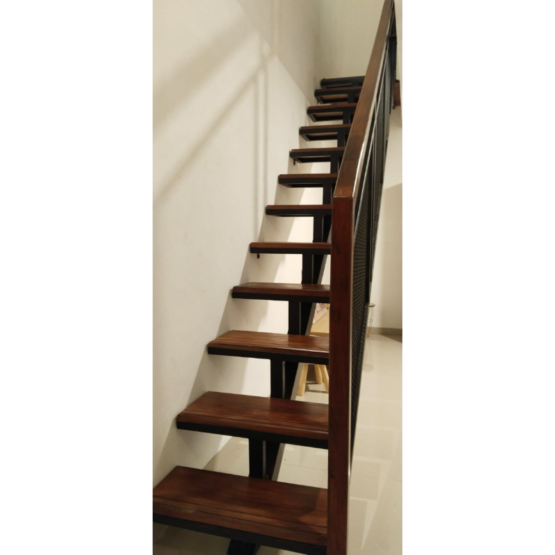 anak tangga kayu jati premium