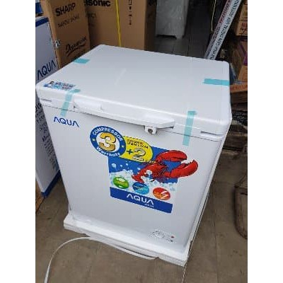 AQUA Chest Freezer 100 Liter AQF100W / AQF 100 / AQF100 W BATAM