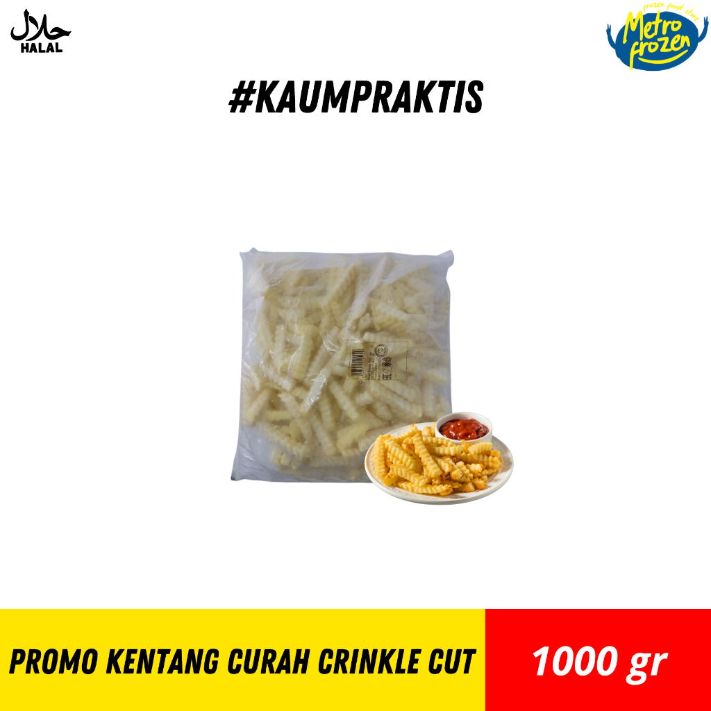 

PROMO Kentang Curah Crinkle Cut 1kg