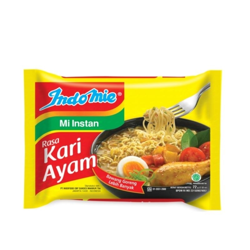 

Indomie Kari Ayam/Mie Instant 72gr