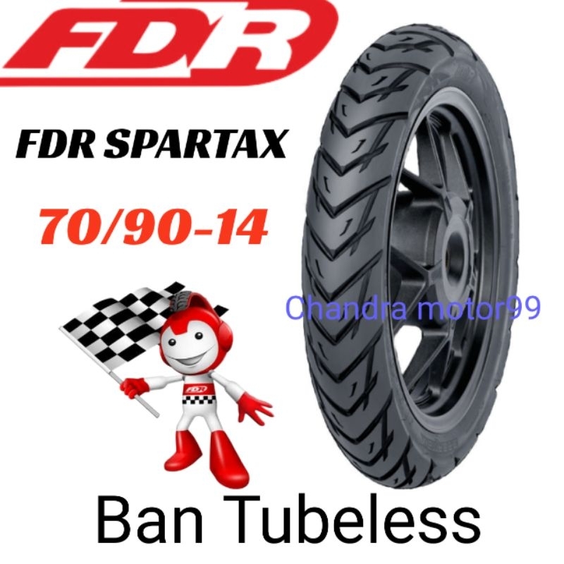 BAN FDR SPARTAX 70/90-14 TUBELESS 70 90 14