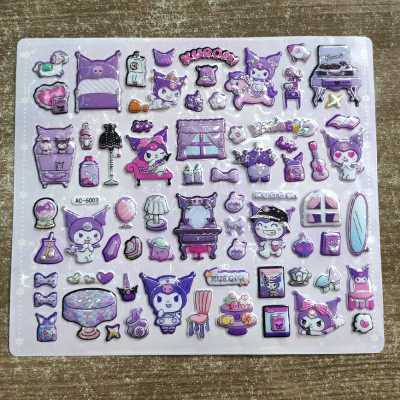 

SET STIKER KUROMI LENGKAP LUCU ISI 2 LEMBAR STIKER TUMBLER BUKU ANAK ANAK