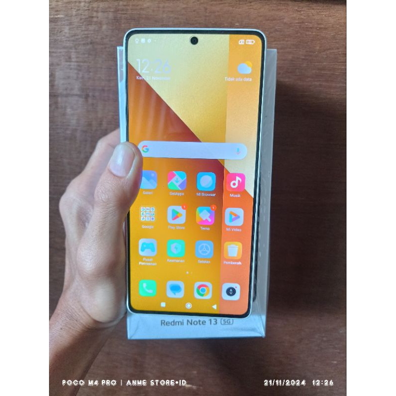Redmi Note 13 5G 8/256 Bekas Berkualitas Bergaransi