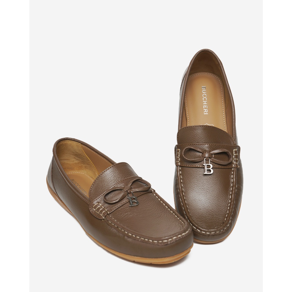 Buccheri Galati Moccasin Shoes Woman Taupe