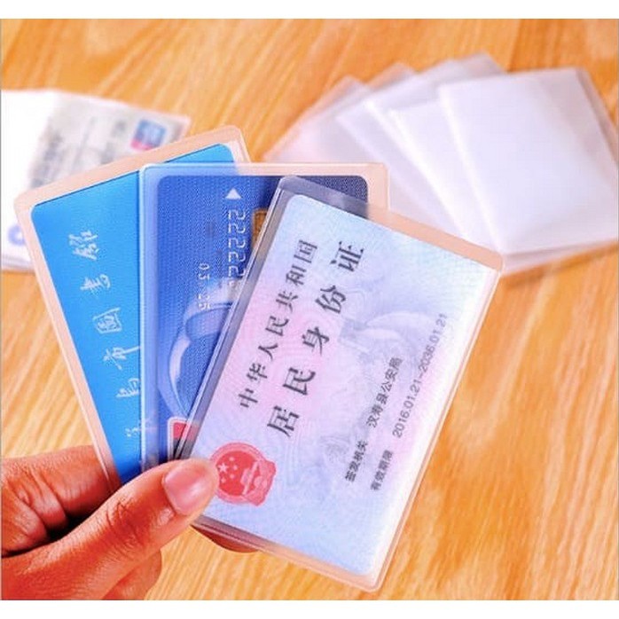 

Plastik Cover Kartu Plastik Pelindung Cover Card Kartu Nama Plastik