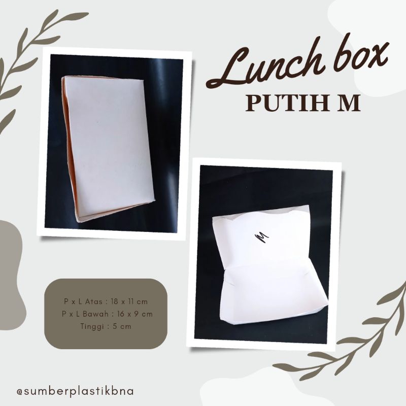 

LUNCH BOX M PUTIH