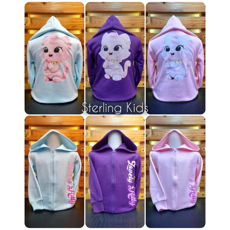 Jaket Anak Perempuan Lovely Kitty Bahan Fleece/Jaket Anak/Jaket Anak Cewek Murah/Jaket Anak Perempua