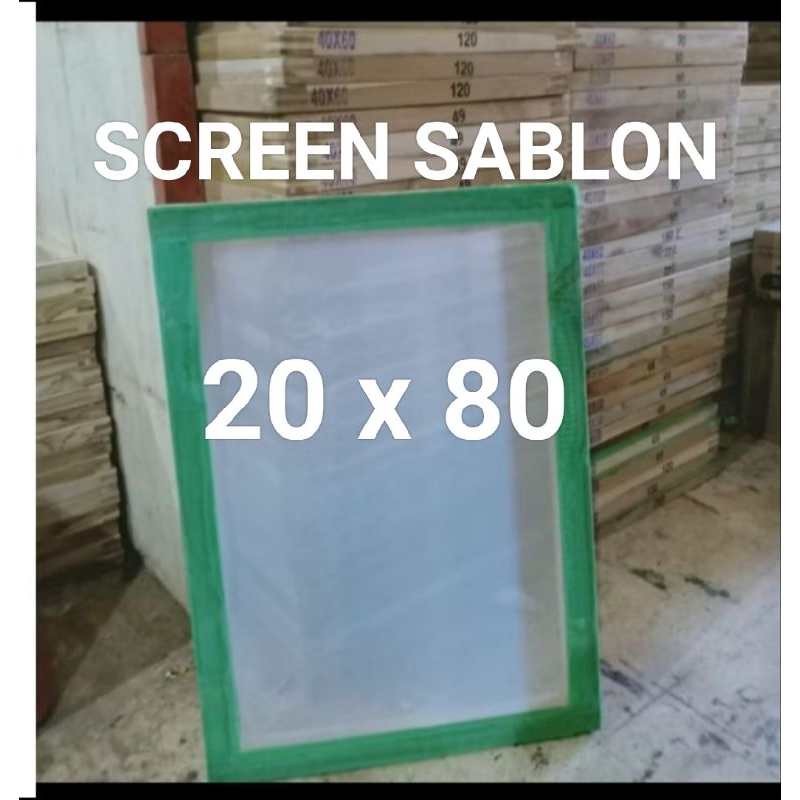 

SCREEN SABLON Uk. 20x80 ( Pilih Varian Jenis Kain / T berapa )