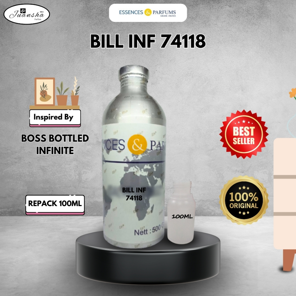 BIBIT PARFUM MURNI BILL INF (74118) / BOOS BOTTLED INFINITY (ESSENCES) 100ML REPACK