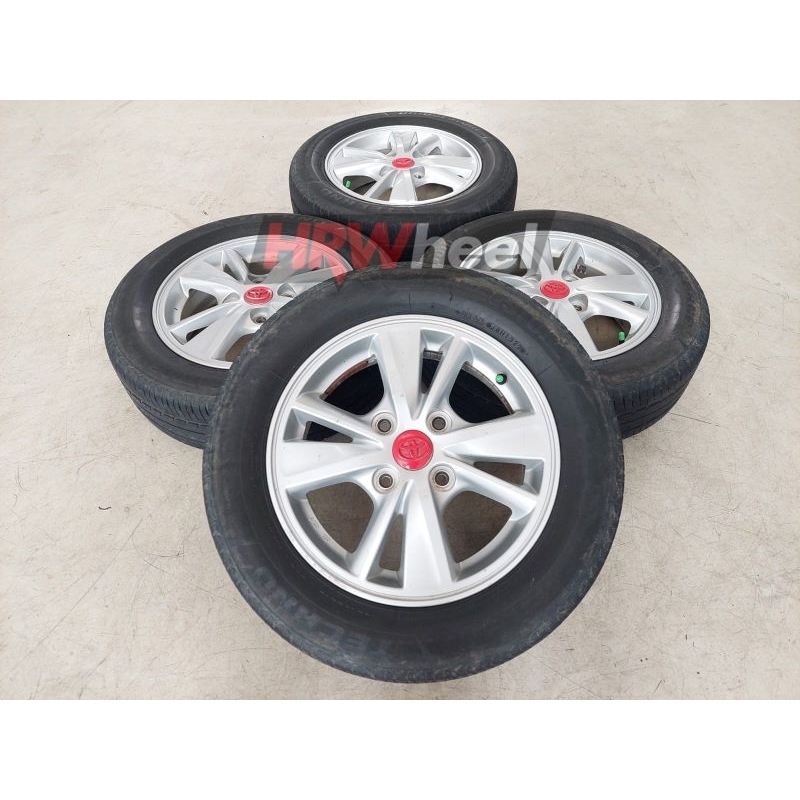 Velg Bekas Ori Toyota Avanza Veloz Ring 15 Ban Bridgestone 185 65 R15 Siap Pakai