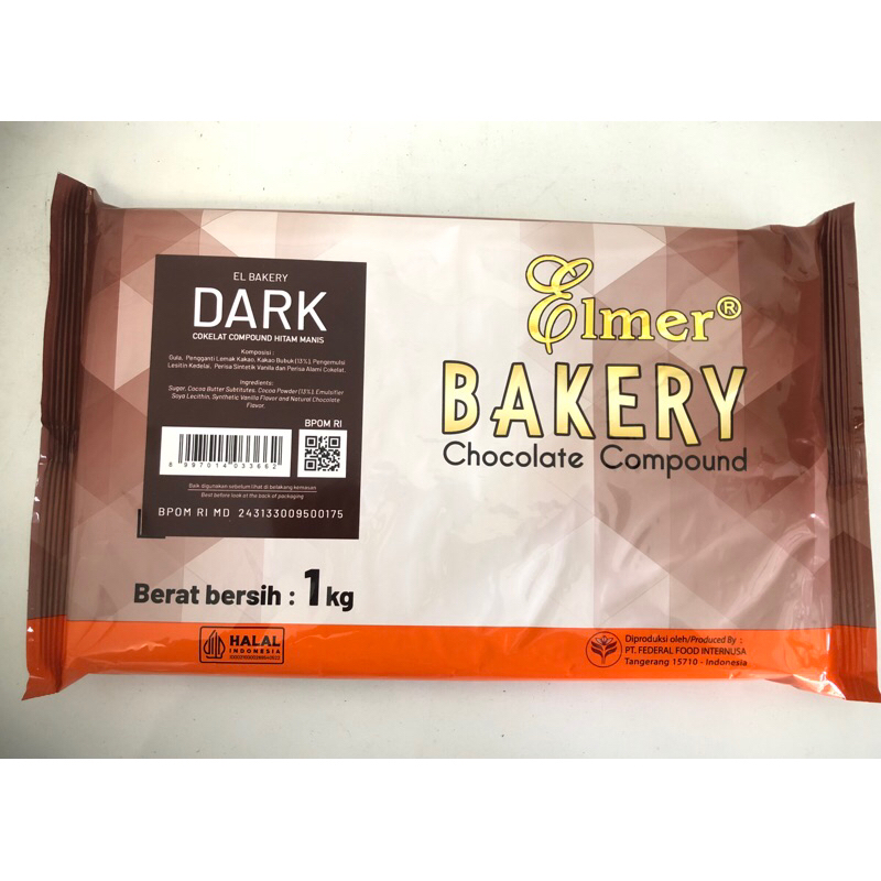 

Elmer - Bakery dark chocolate 1kg