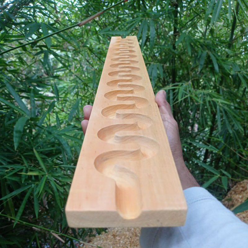 Marbel Run Kayu/marbel track/seluncuran kelereng balap#Just 4 U panjang 85 cm