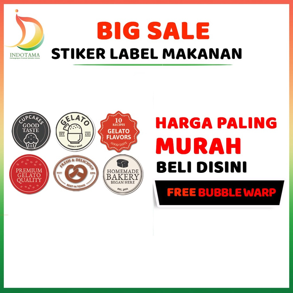 

Cetak Sticker Logo Bulat Vinyl | Stiker Botol Minuman Label Custom | Label Makanan | Logo Makanan