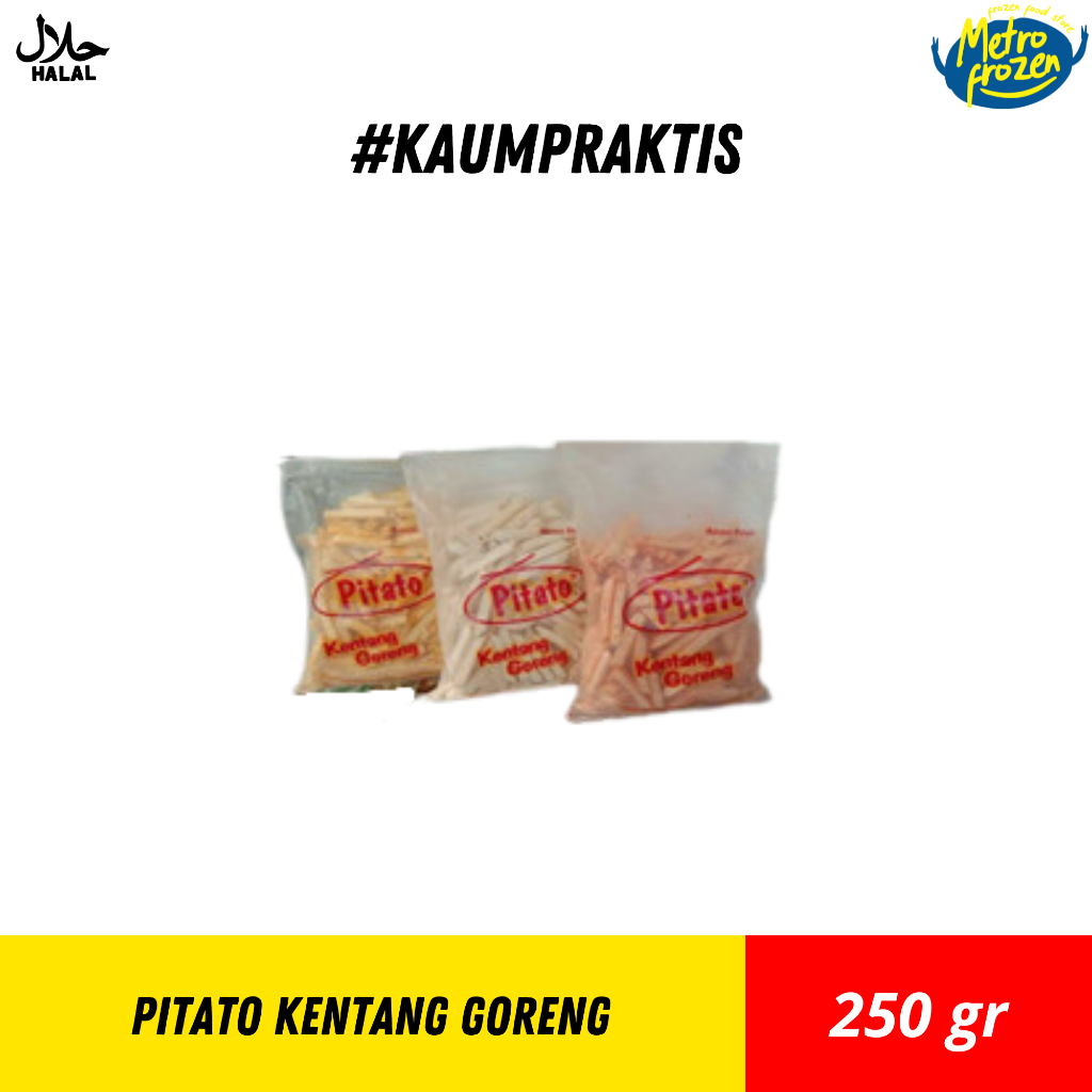 

Pitato Kentang Goreng 3 Varian Rasa