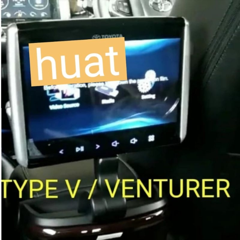anti gores tv monitor belakang toyota innova reborn type v dan venture