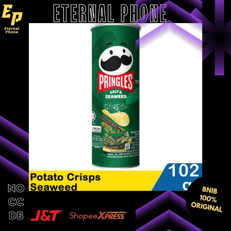 

Pringles Varian Salt & Seaweed 102 gr