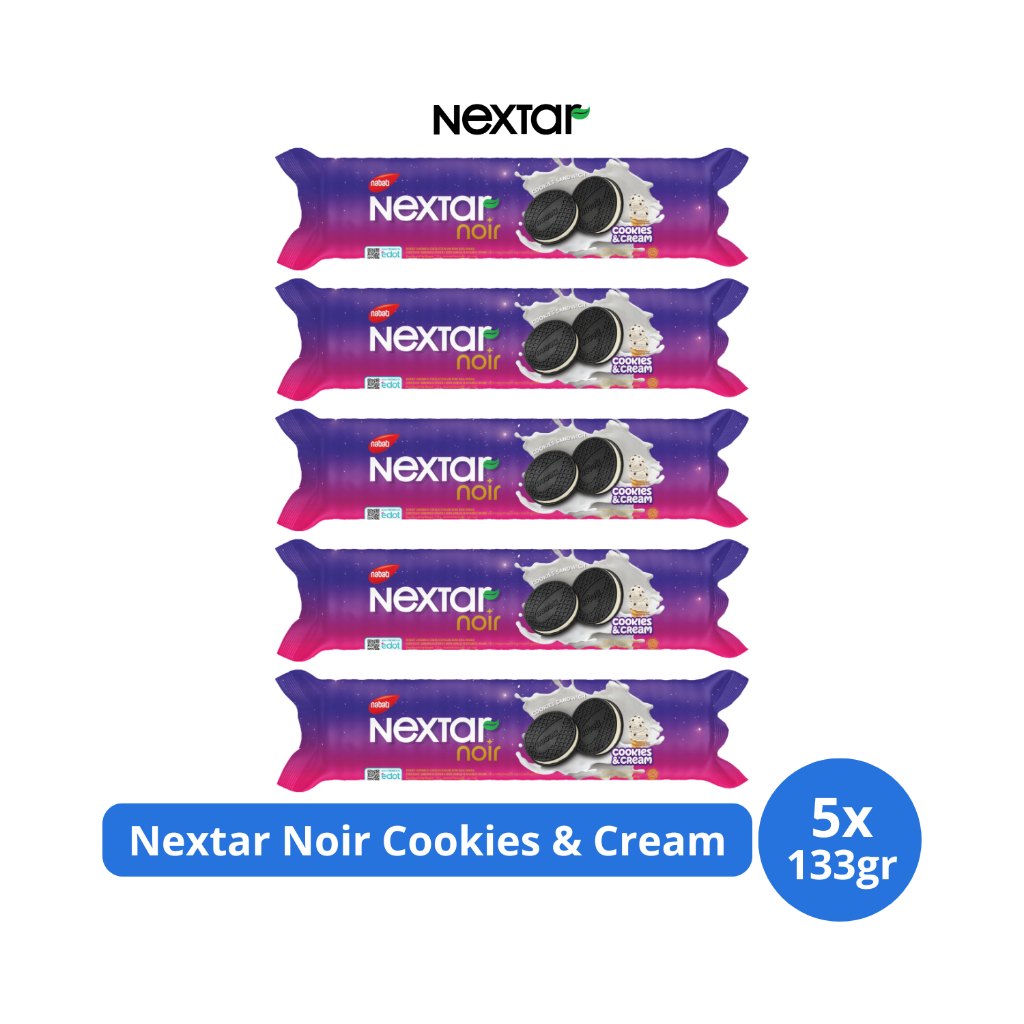 

Nextar Noir Cookies & Cream 133gr x 5 pcs