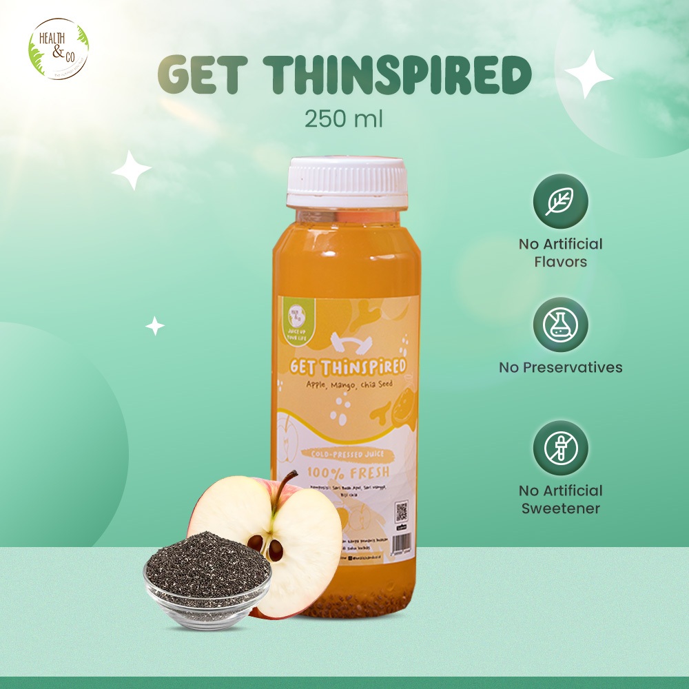 

Health & Co - Get Thinspired Drink - Minuman Sehat Detox - 250ML